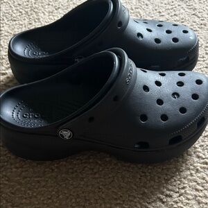 CROCS Black Slip-On Sandals
